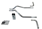 Dual Exhaust Kit for Chevy Blazer (1995–1999) - 2.5" Side Exit Tips
