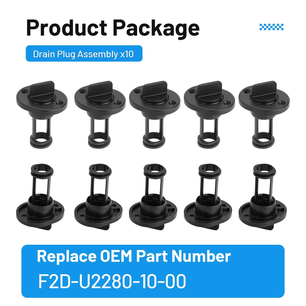 10 Pack Drain Plug Assembly for Yamaha RM1800 AR192 SX192 (2013) F2D-U2280-10-00