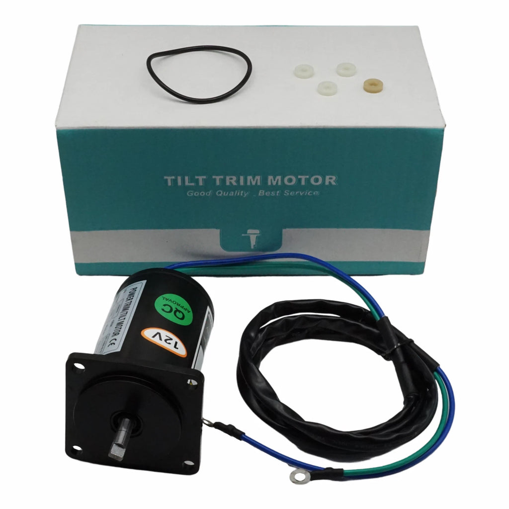 Tilt Trim Motor 12 Volt 2 Wire for Yamaha (67F-43880-00-00, API PT615NM)