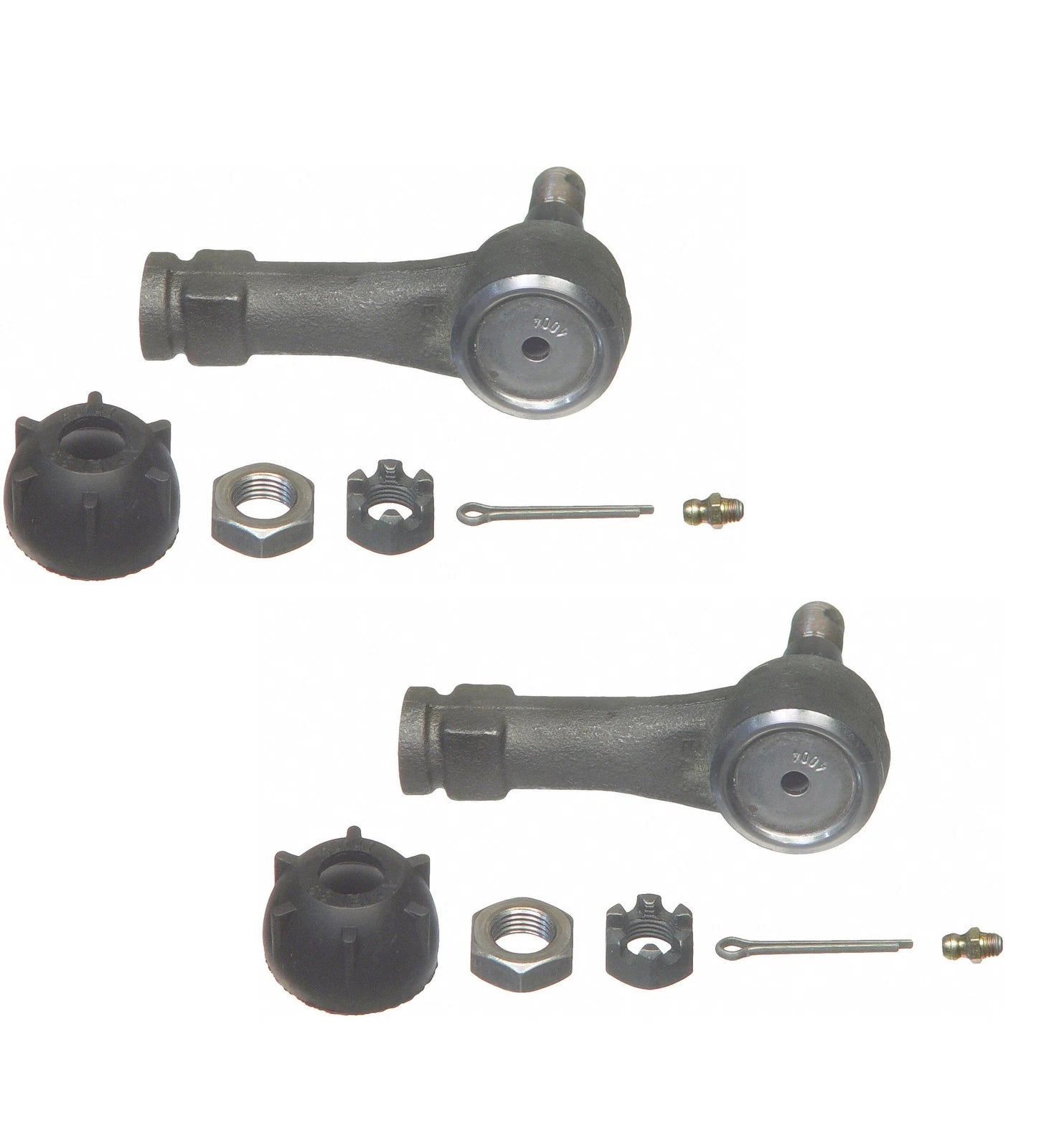 Set of 2 Outer Steering Tie Rod Ends for Ford Mustang II (1974–1978)