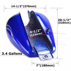 3.4 Gallon Gas Tank for Honda CMX 250 Rebel (1985–2016)