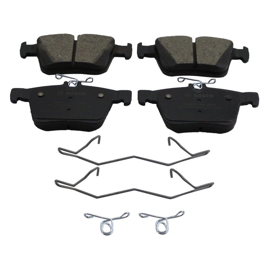 DuraGo Rear Rotors & Bosch QuietCast Brake Pads Kit for A3 Quattro e-Golf (2015–2020)