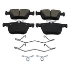 DuraGo Rear Rotors & Bosch QuietCast Brake Pads Kit for A3 Quattro e-Golf (2015–2020)