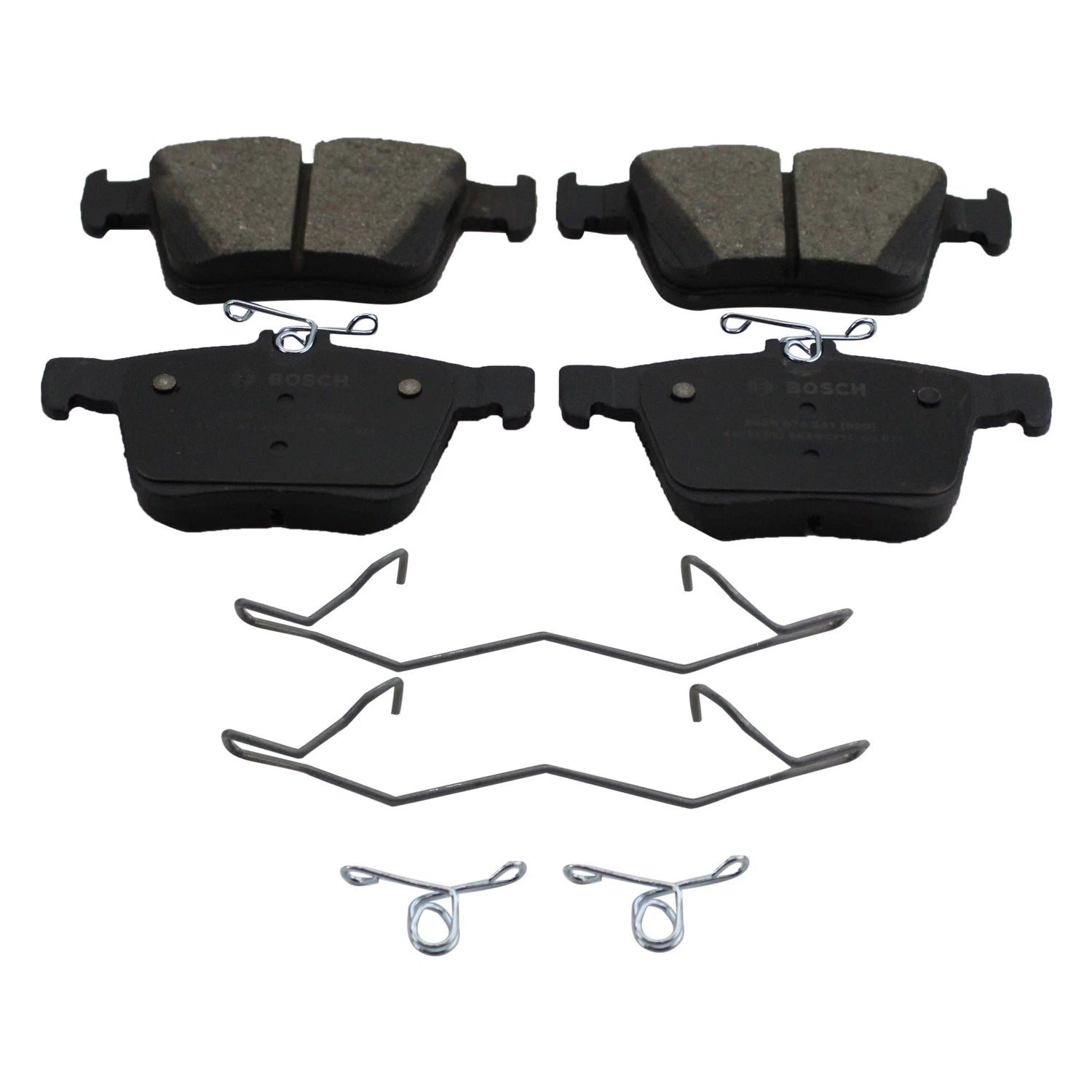 DuraGo Rear Rotors & Bosch QuietCast Brake Pads Kit for A3 Quattro e-Golf (2015–2020)
