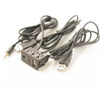150CM Car Dash Mount AUX Type-C USB Panel Extension Cable Adapter