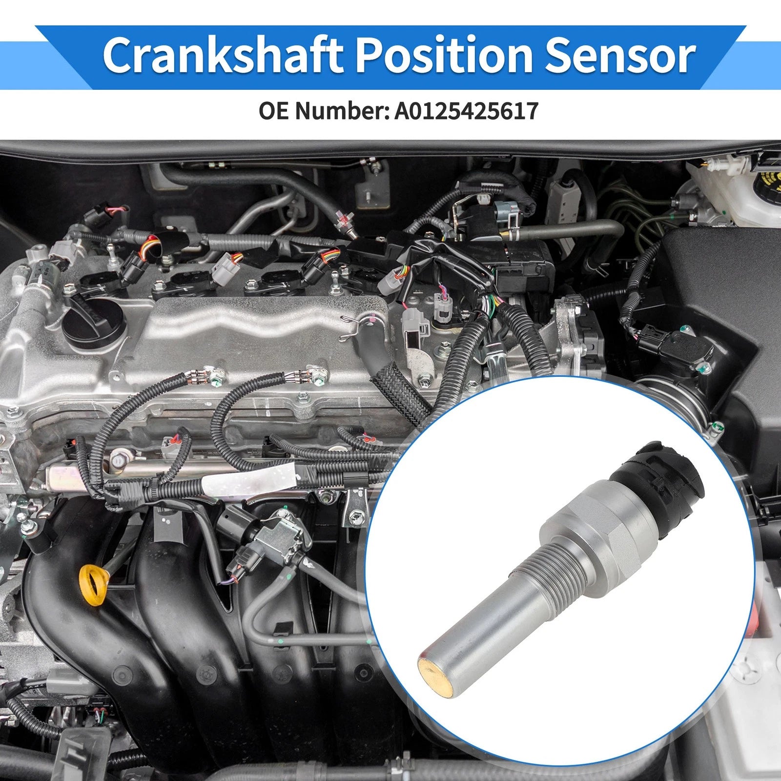 Speed Sensor for Mercedes-Benz Actros (1997–2002) No.A0125425617