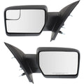 Set of 2 Manual Folding Power Mirrors for Ford F-150 (2011–2014)