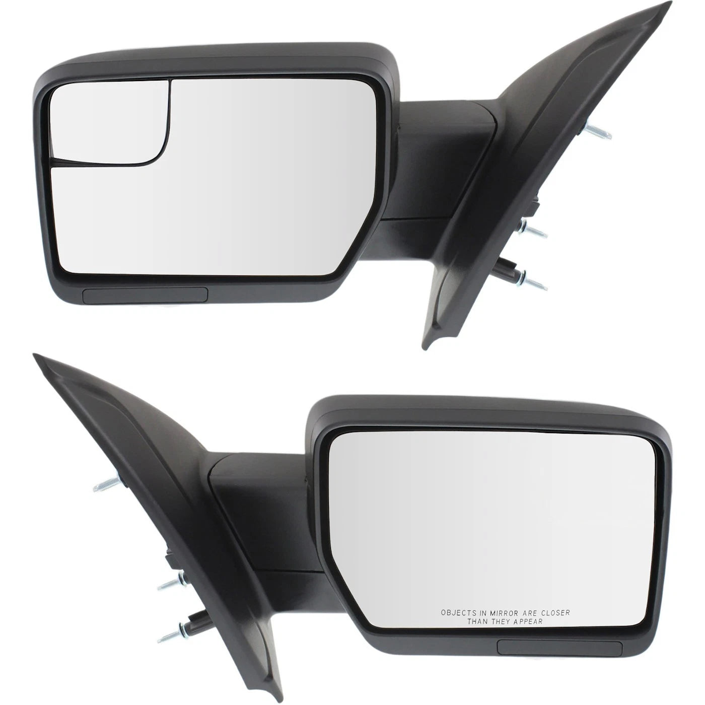 Set of 2 Manual Folding Power Mirrors for Ford F-150 (2011–2014)