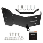 Winch Mounting Plate Bracket Fits For Honda Rancher ATV Powder Coated Steel