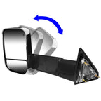 Set of 2 LED Chrome Towing Mirrors for Ram 1500 2009–2016 (Powered, Heated)