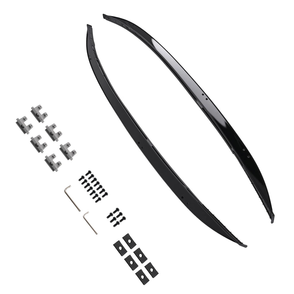 Roof Rack Side Rails for Mazda CX-30 (2020–2025) Black Cargo Bar