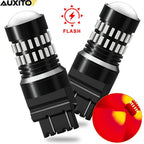 2X 3157 Strobe LED Flashing Brake Parking Safety Warning Bulbs for Vehicles
