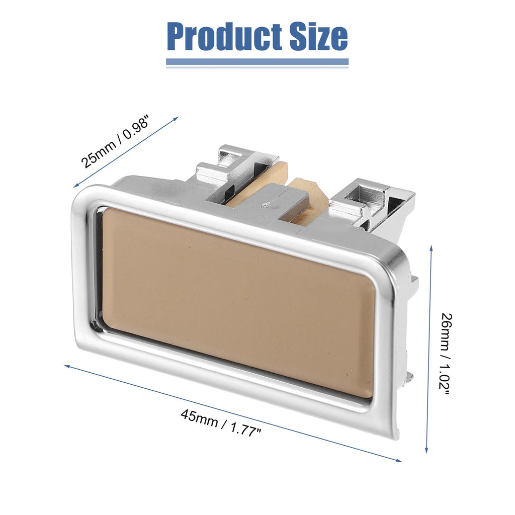 Armrest Latch Lid for Mercedes-Benz (2216800096) (Plastic Beige Silver Tone)