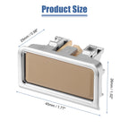 Armrest Latch Lid for Mercedes-Benz (2216800096) (Plastic Beige Silver Tone)