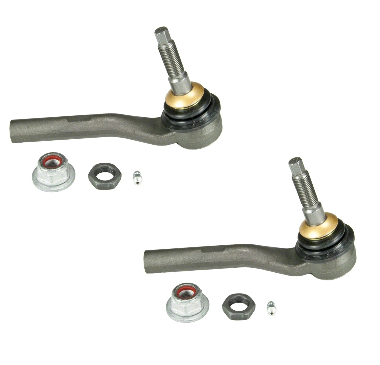 Set of 2 Outer Steering Tie Rod Ends for BMW E60 E61 528i 535i (2009-2010)