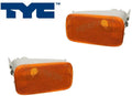 Set of 2 Front Bumper Turn Signal Lights for Mercedes W210 E300 E320 (1996–2002)