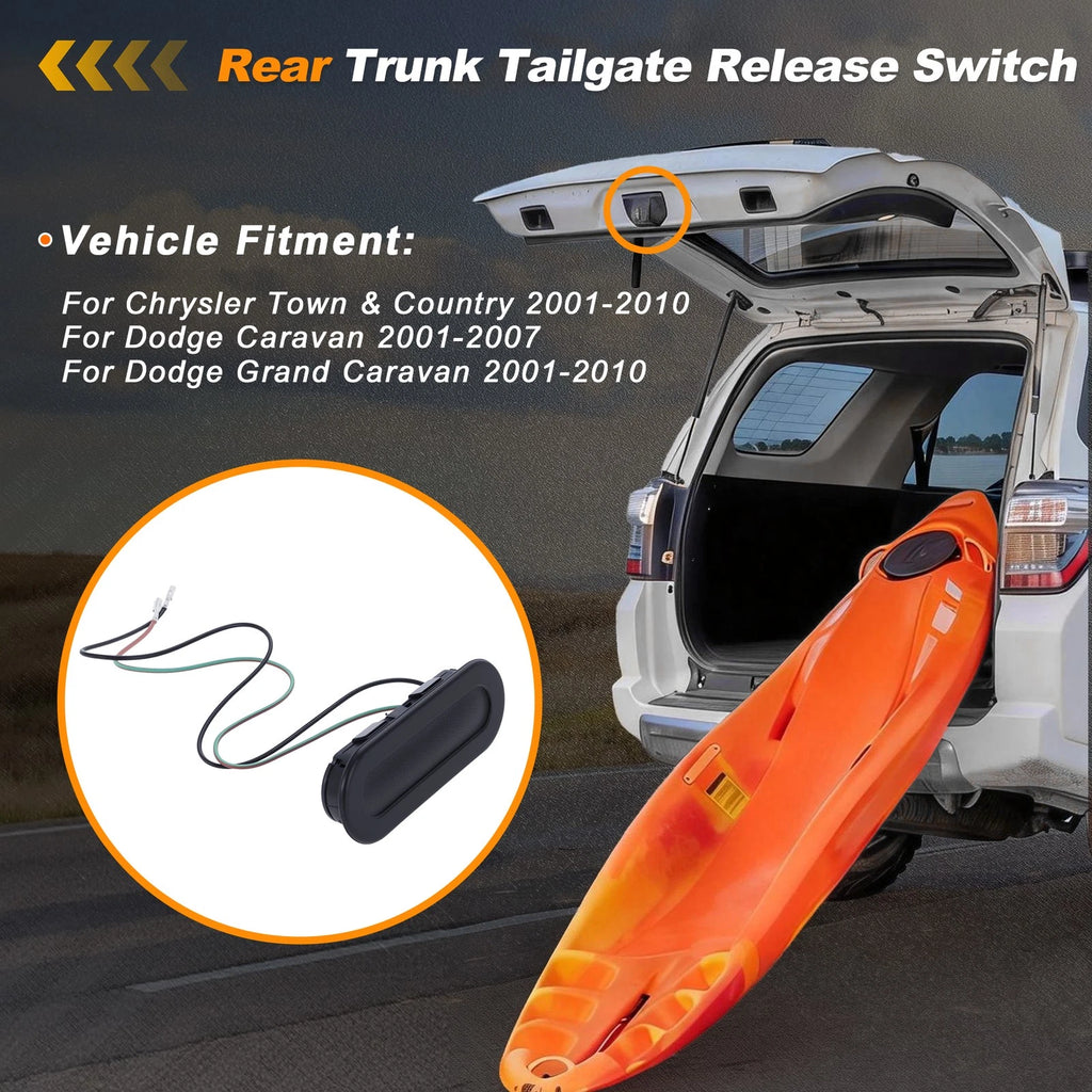 Tailgate Trunk Release Switch for Chrysler Town & Country (2001–2010) No.901470