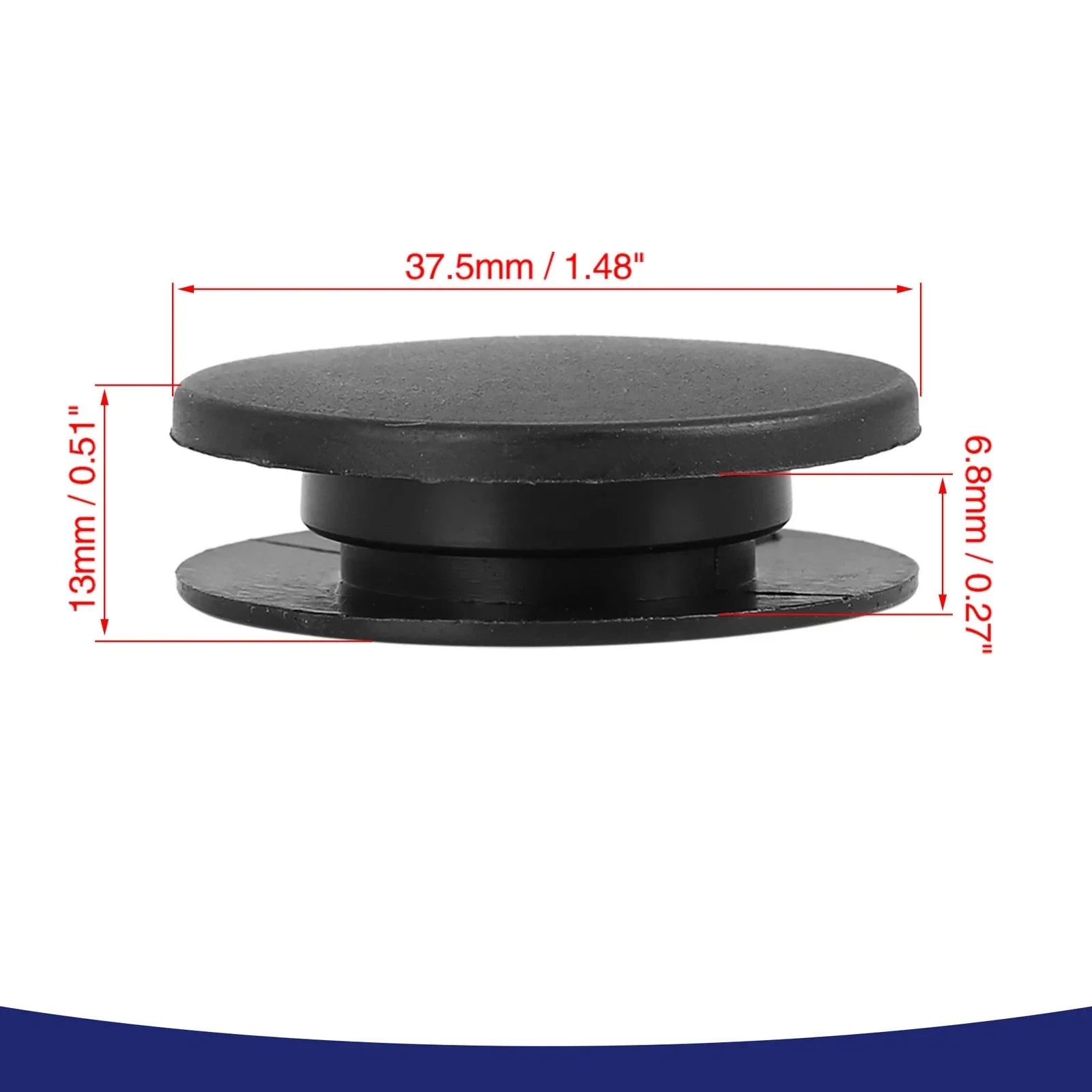 Car Floor Mat Clips 1.48 Inch for Mercedes GLK SLK ML RS 350 600 (2008-2015)