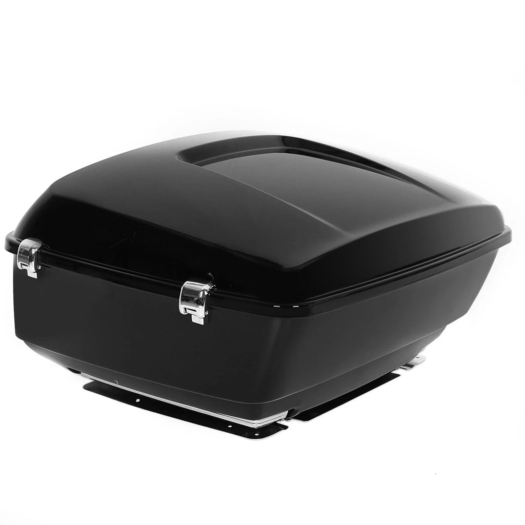 Black King Luggage Trunk Backrest for Harley Davidson Touring (2014–2026)