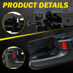 Set of 2 Interior Door Handles for Toyota Corolla (2003–2008) Black