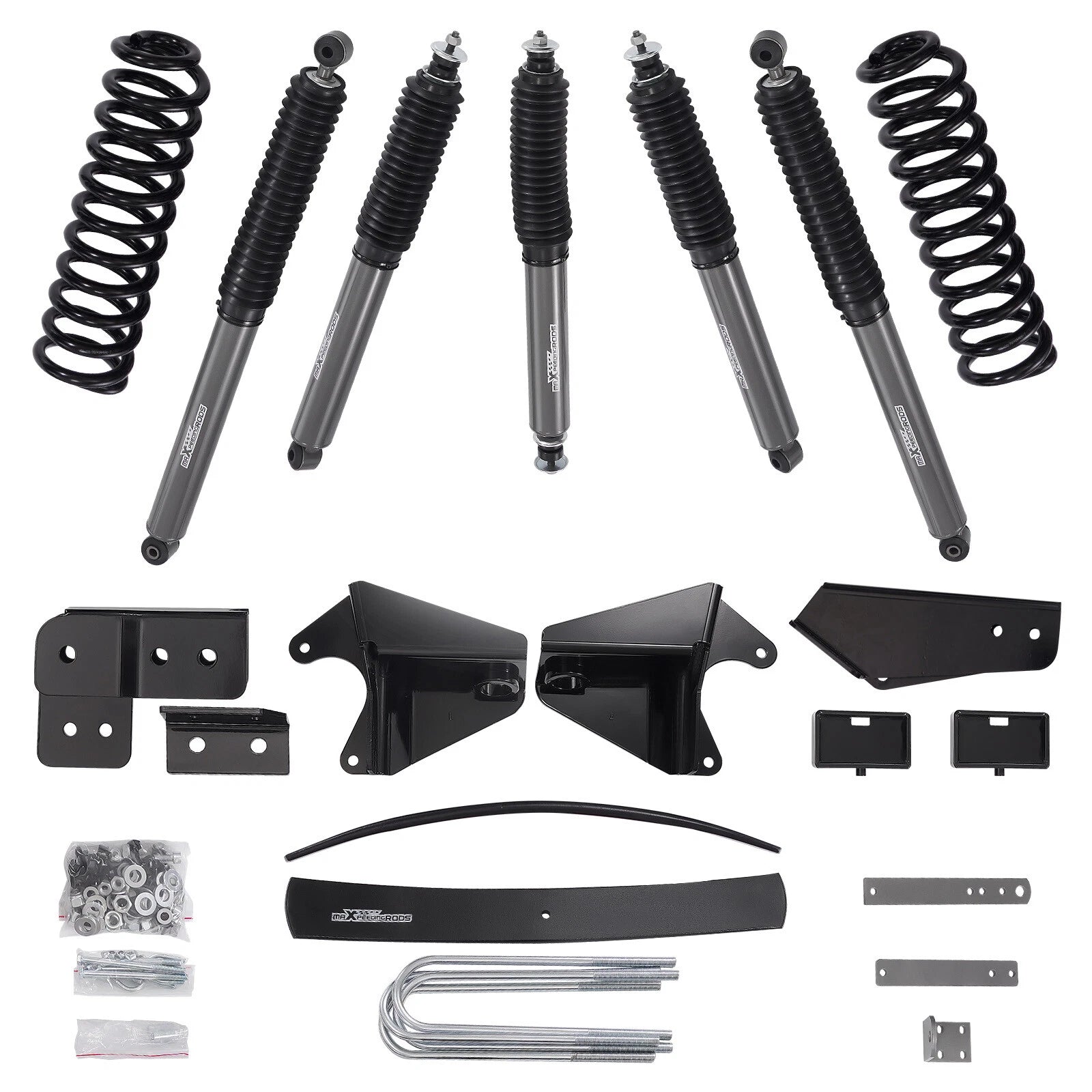 6 Inch Suspension Lift Kit for Ford F150/Bronco (1980–1996) 4WD, Twin-Tube Shock