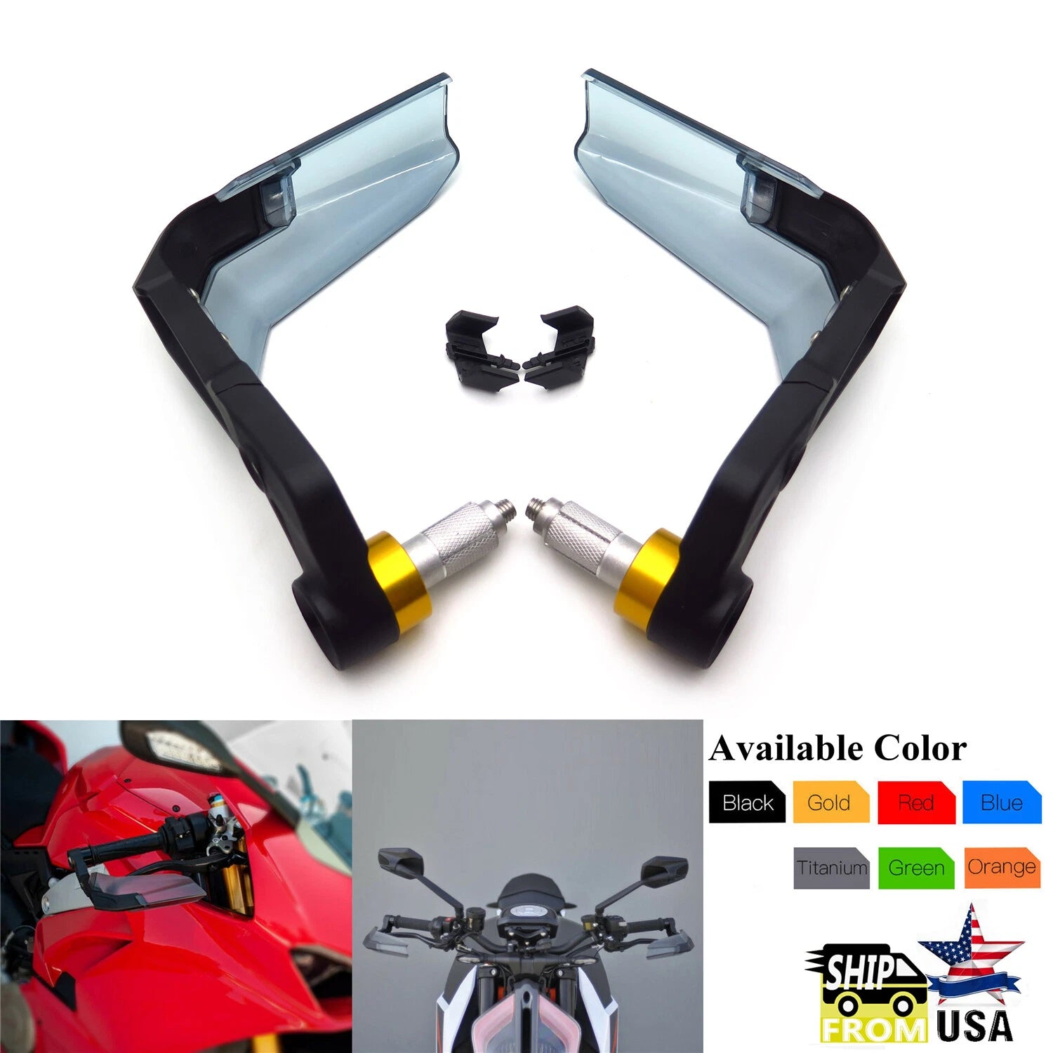 7/8" Brake Clutch Lever Hand Guard for Kawasaki Ninja ZX10R (2004–2018)