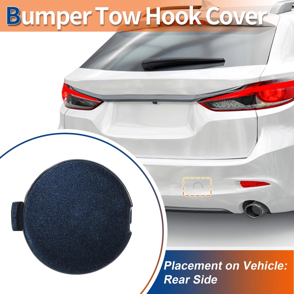 Rear Right Tow Hook Cover for Mazda 6 Atenza (2018–2021) Deep Crystal Blue