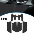 8Pcs Door Panel Armrest Cover for Honda Civic (2016–2020) Black Red Line