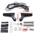 Gloss Black Turn Signal Relocation Kit for Harley XL (1988–2022)