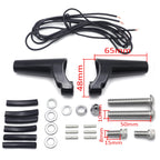 Gloss Black Turn Signal Relocation Kit for Harley XL (1988–2022)