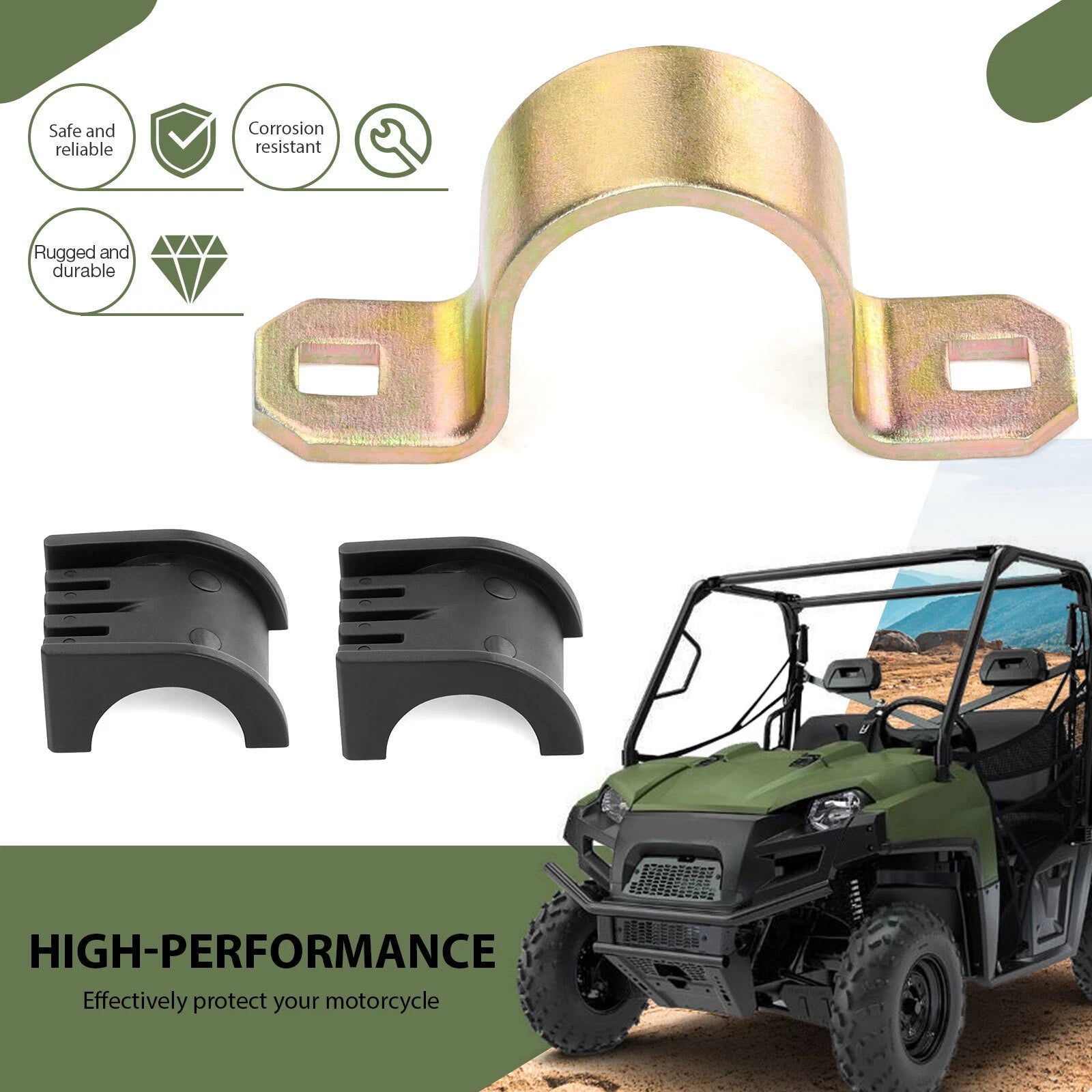 Sway Bar Bushing Bracket Assy for Polaris Ranger 500 570 (2015–2023)