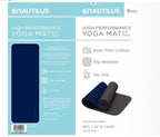 Nautilus High Performance Yoga Mat 6mm with Strap (68"x24")