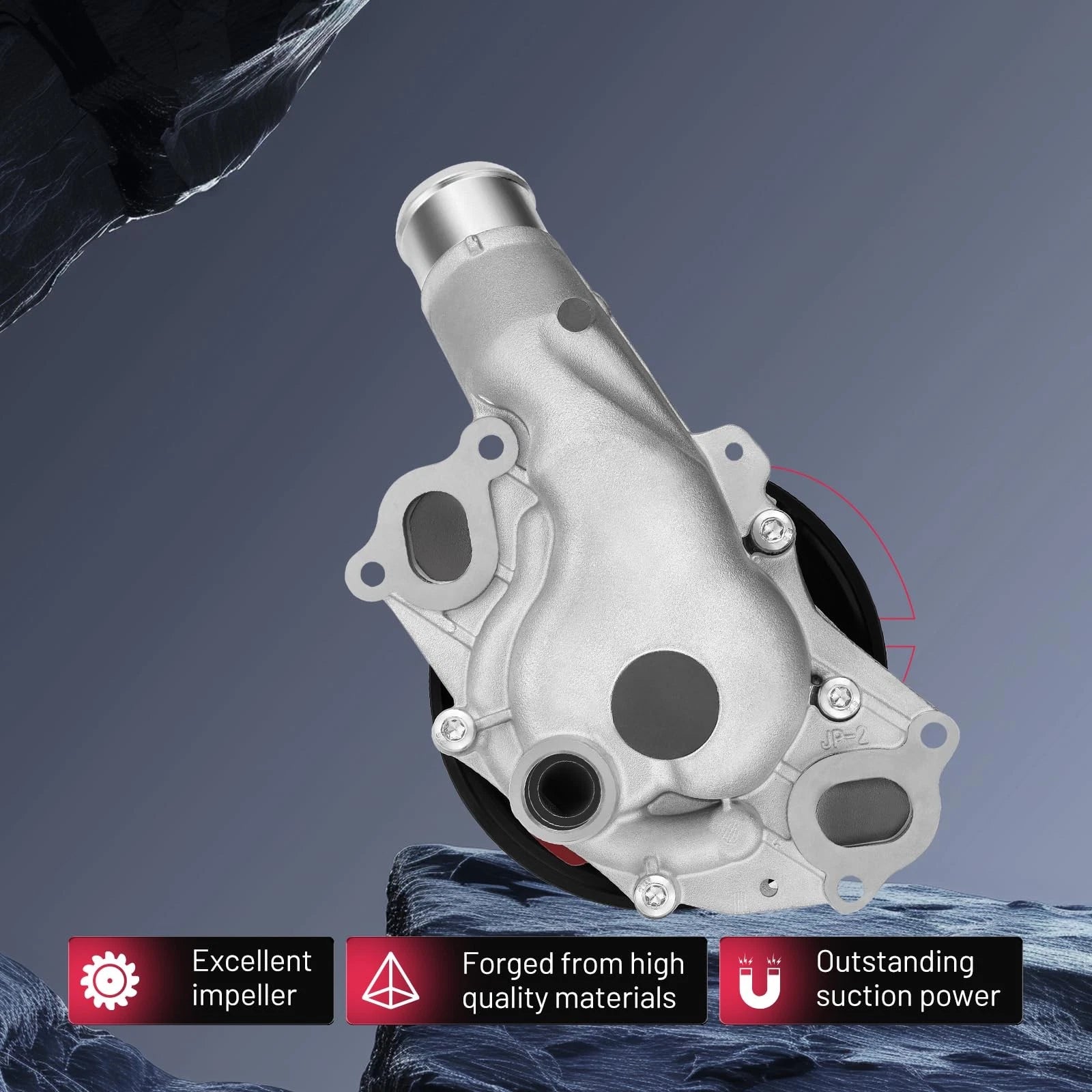 Water Pump for Jaguar XJ 3.0L (2013–2019), XFR-S 5.0L (2013–2015), LR4