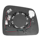Driver Left Side Flat Mirror Glass w/Blind Spot for Jeep Grand Cherokee WK (2011–2022)
