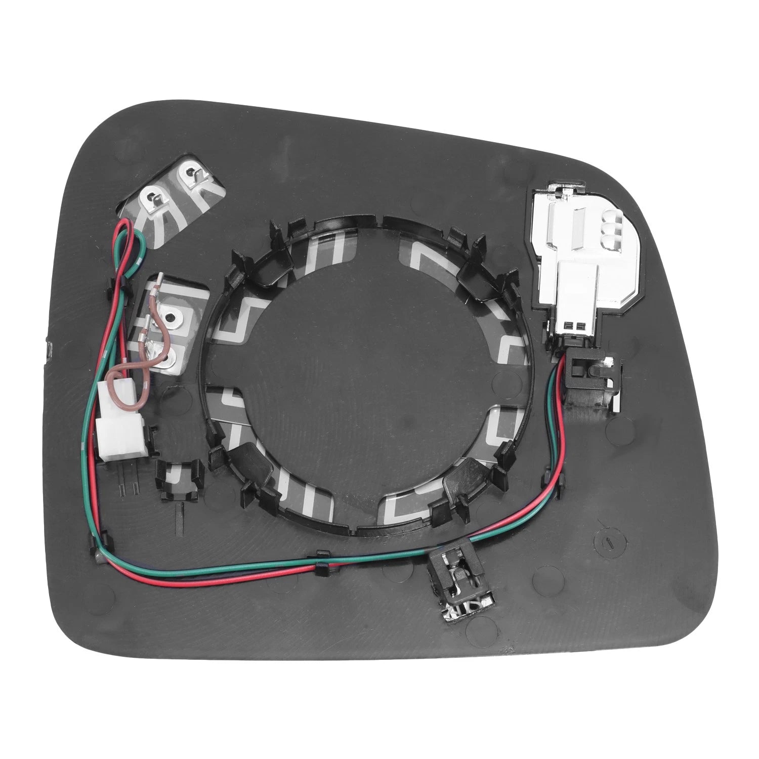 Driver Left Side Flat Mirror Glass w/Blind Spot for Jeep Grand Cherokee WK (2011–2022)