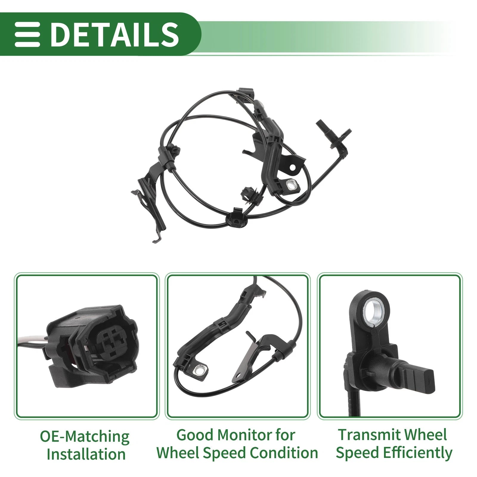 ABS Wheel Speed Sensor No. 8954210040 for Toyota CHR (2018–2020) Front Right