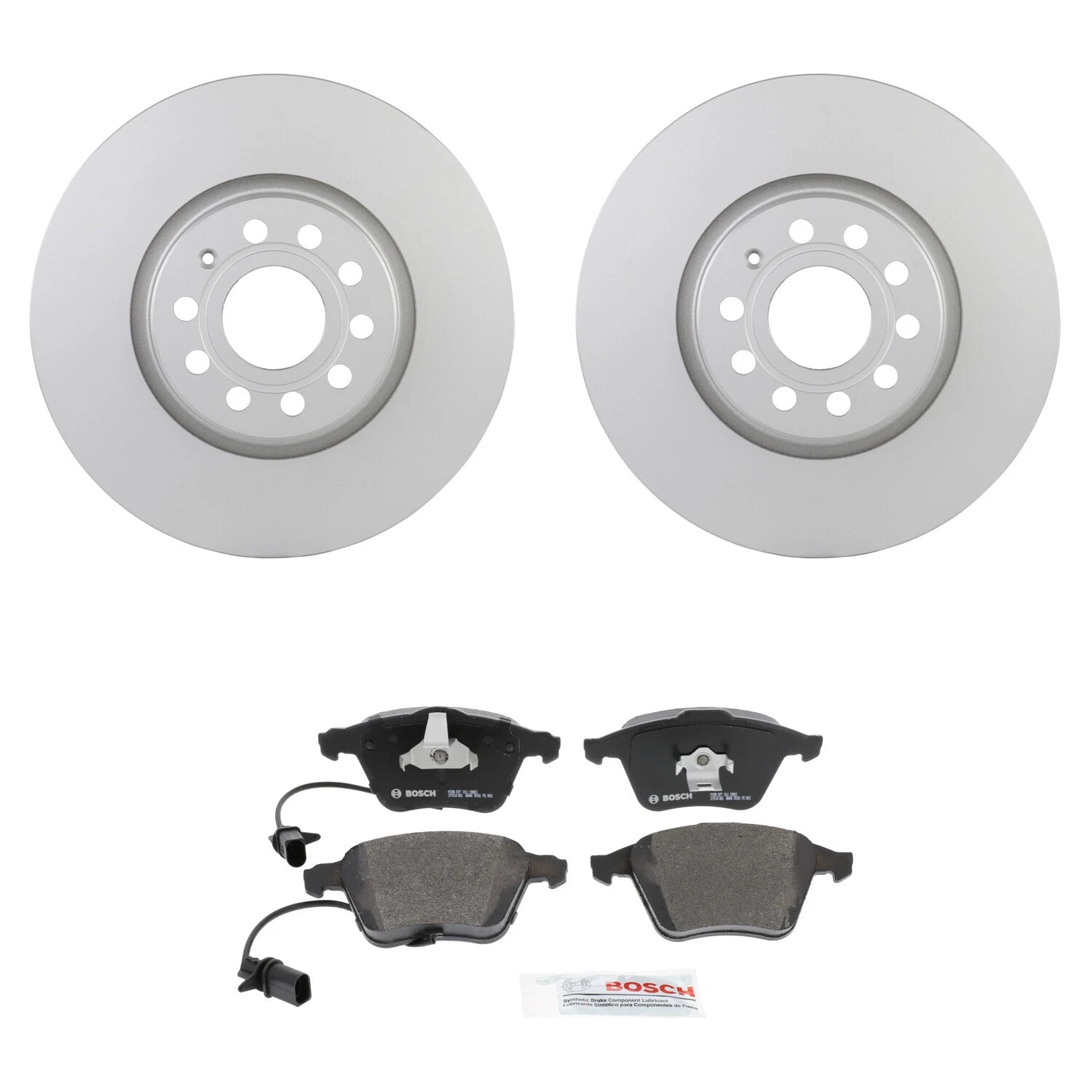 Bosch Front Rotors & Brake Pad Kit for Audi TT Quattro (2000–2006)
