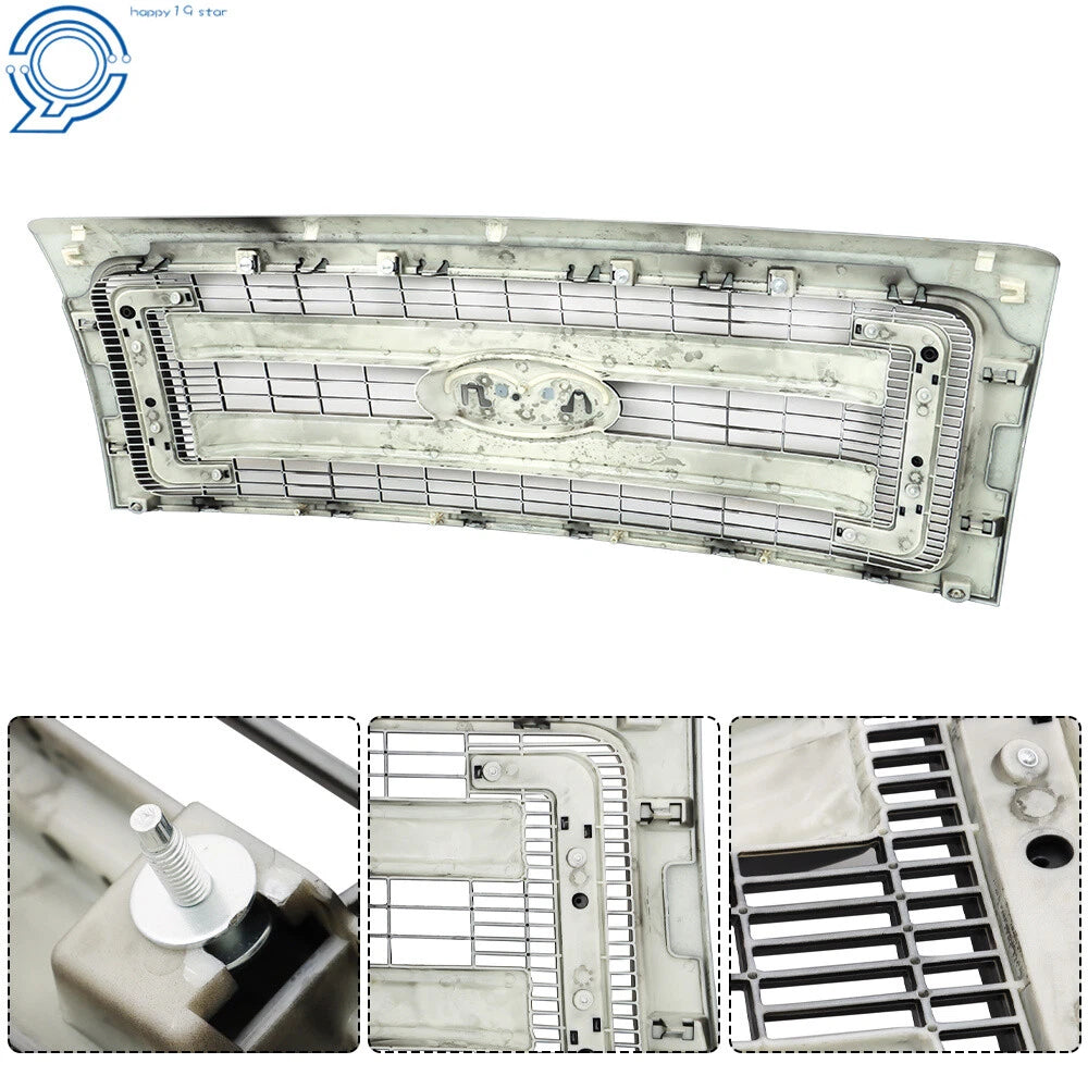 Matte Black Front Bumper Upper Grill for Ford F-150 (2009–2014)