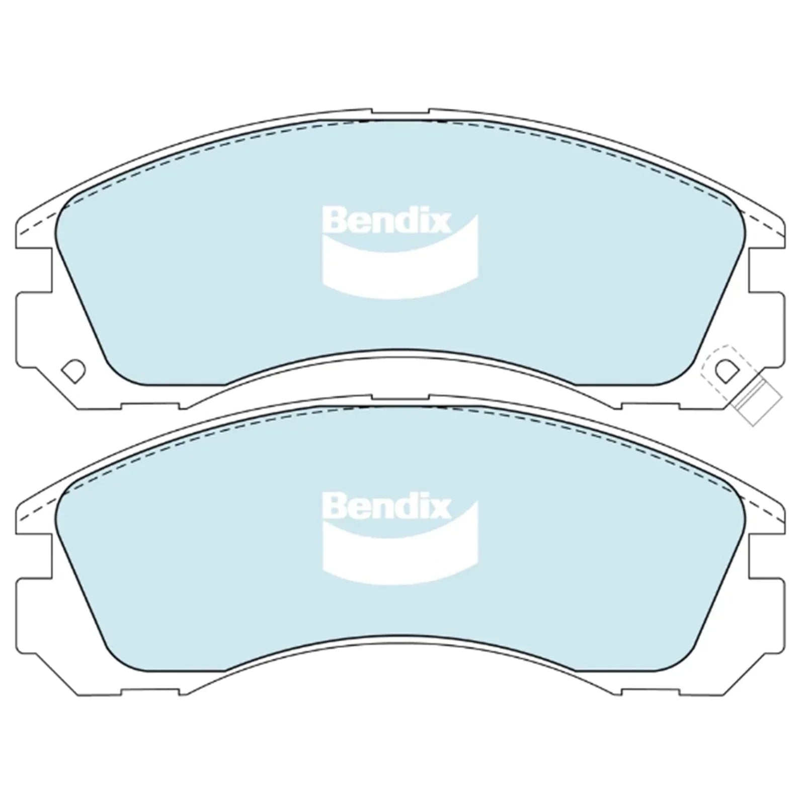 Front Disc Brake Pads Set for Mitsubishi Challenger (1998-2007)