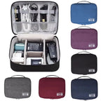 Portable Travel Cable Storage Bag for Electronic Accessories Organizer