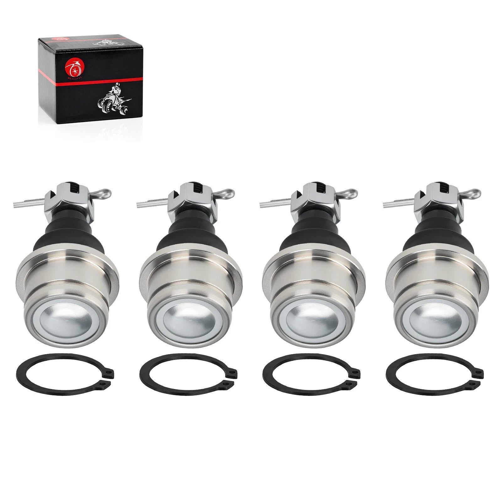 Set of 4 Upper Lower Ball Joints for Honda Rubicon TRX520 FA5/FA6/FA7/FM6 (2020–2024)