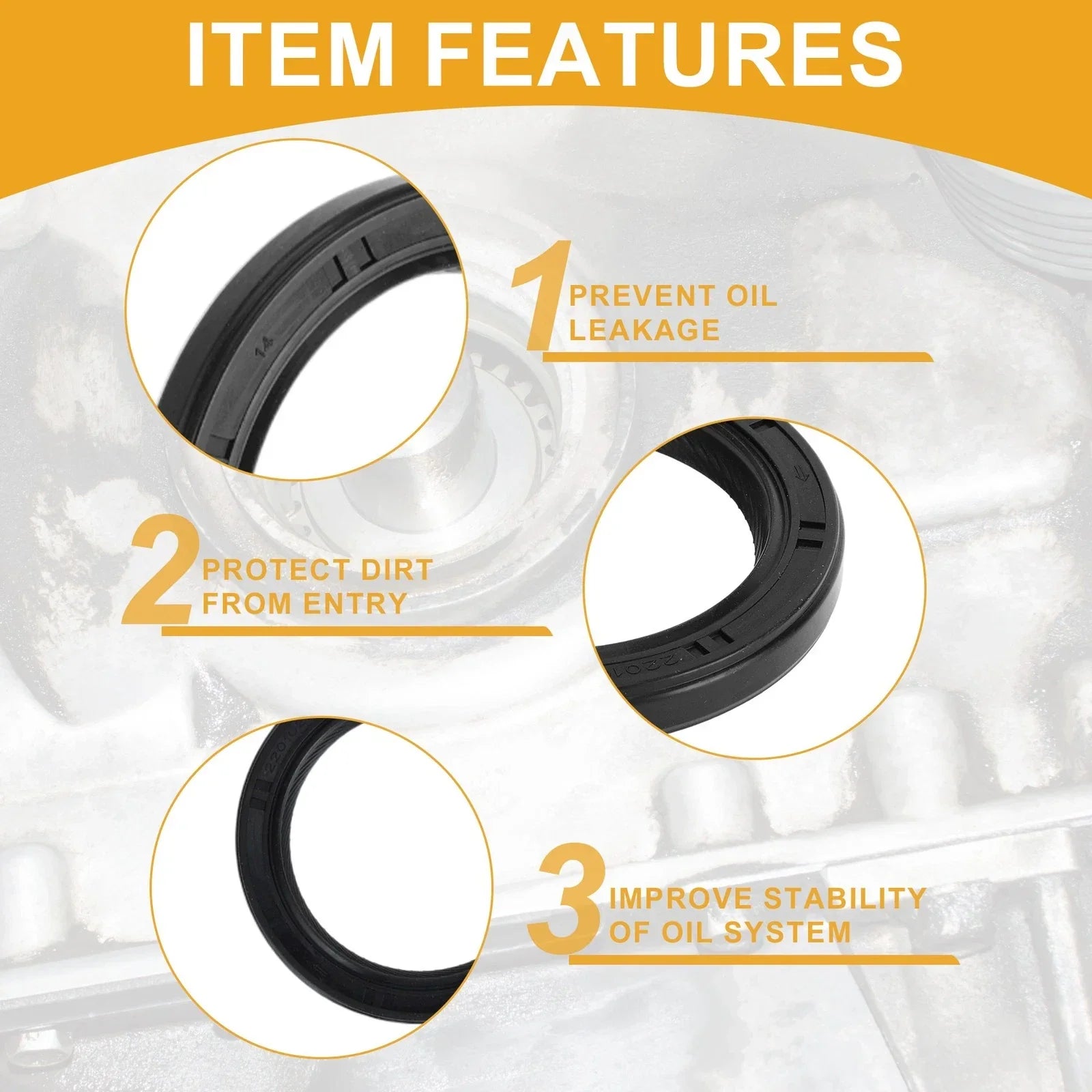 Front Crankshaft Oil Seal for Honda CR-V (2002-2005)