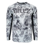 Gillz Long Sleeve Tournament Shirt for Men (Large) - Grunge Scale GMLSUVTourGV2
