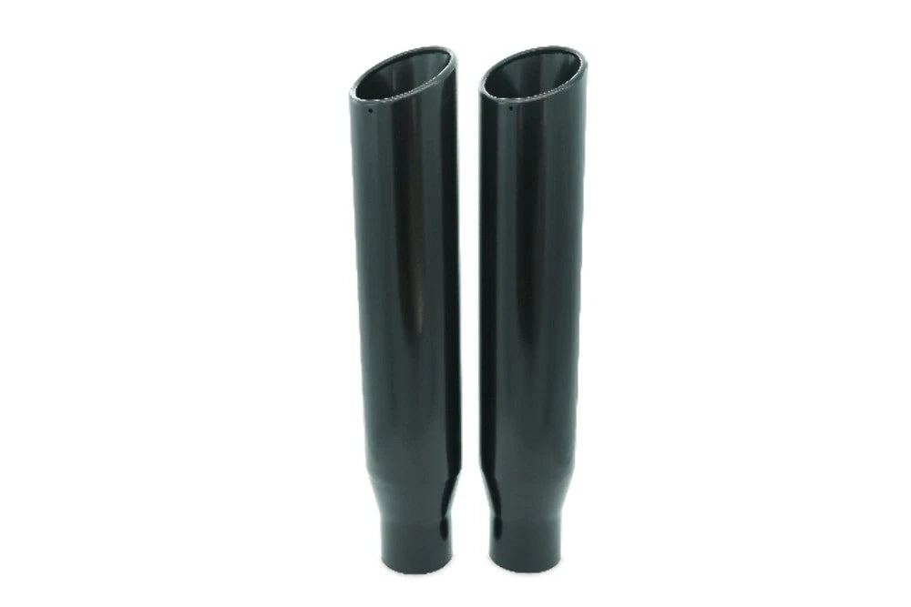 2.5" Dual Exhaust for Chevy GMC 2500 (2000-2006) Black C T