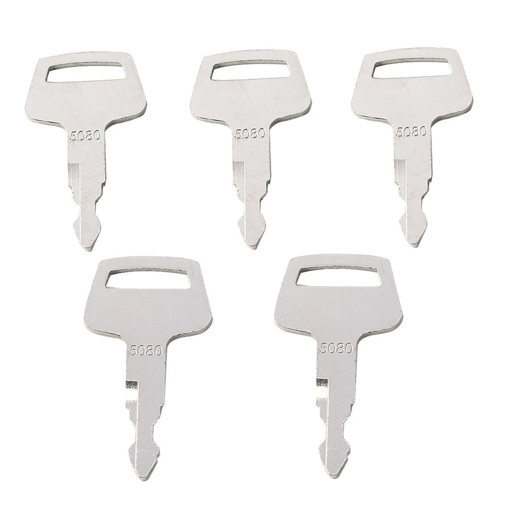 5X Ignition Keys for IHI Excavator (5080)