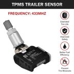 Set of 4 TPMS Tire Pressure Sensors for Chevy Silverado GMC (84152501, 84338125)