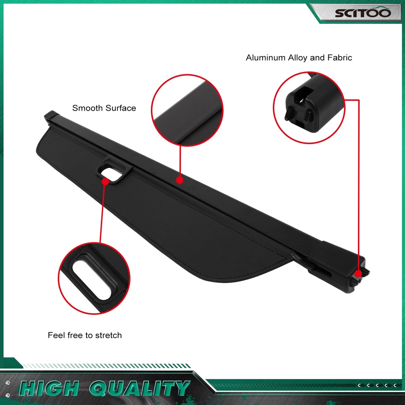 Tonneau Privacy Shield Cargo Cover for Land Rover Discovery (2017–2018)