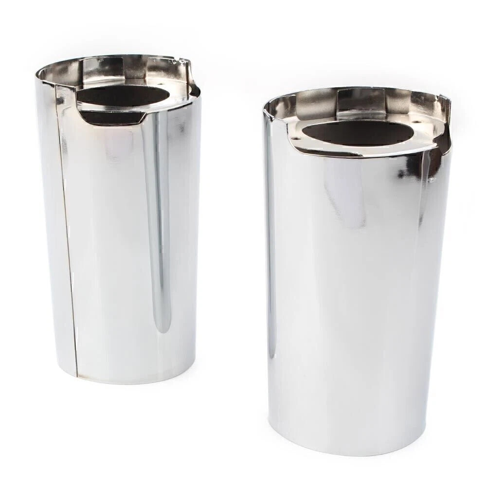 Chrome Fork Slider Covers for Harley Touring Electra Street Tri Glide (2014–2023)
