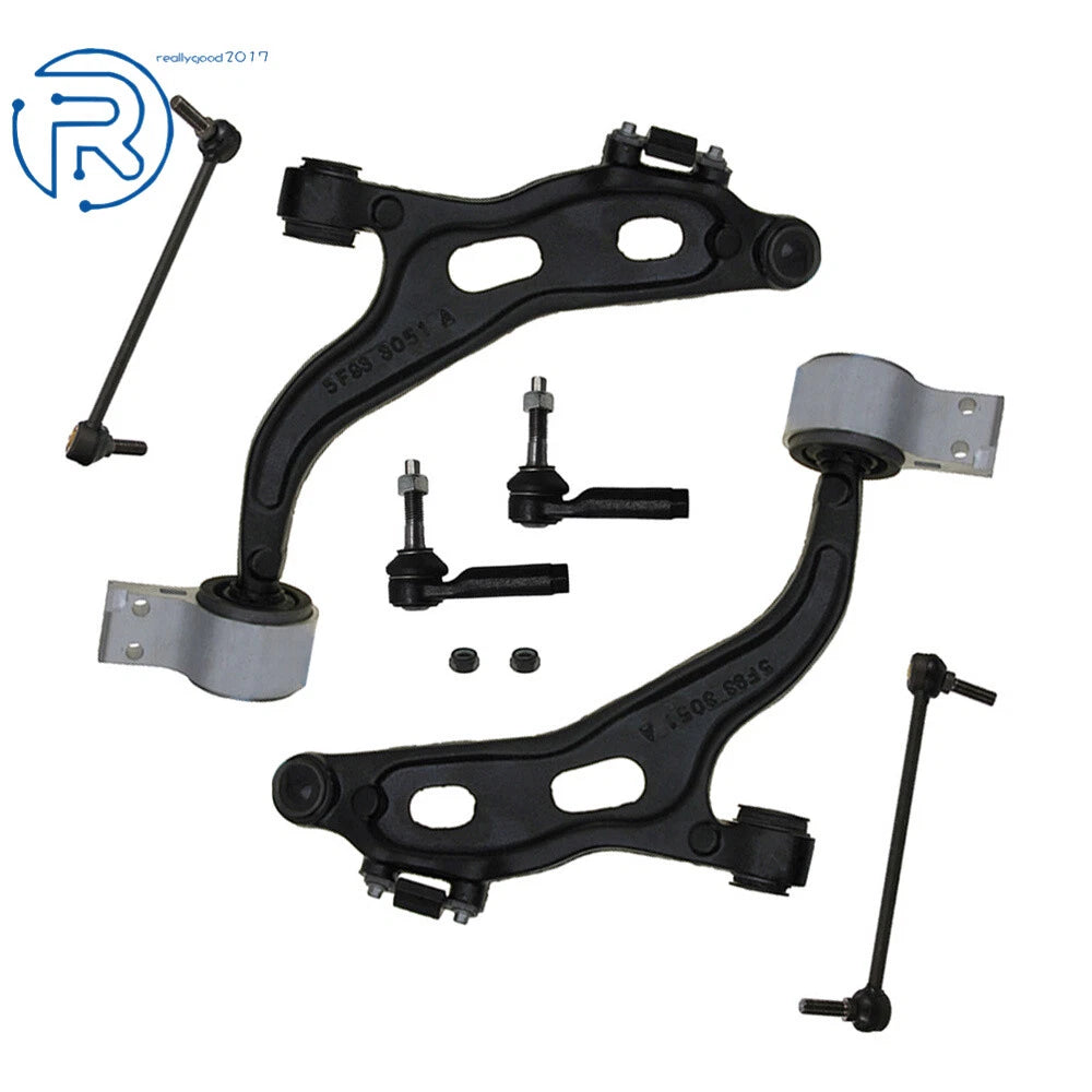 Front Lower Control Arm Tie Rods Kit for Ford Flex Taurus Lincoln MKS MKT (2010-2012)