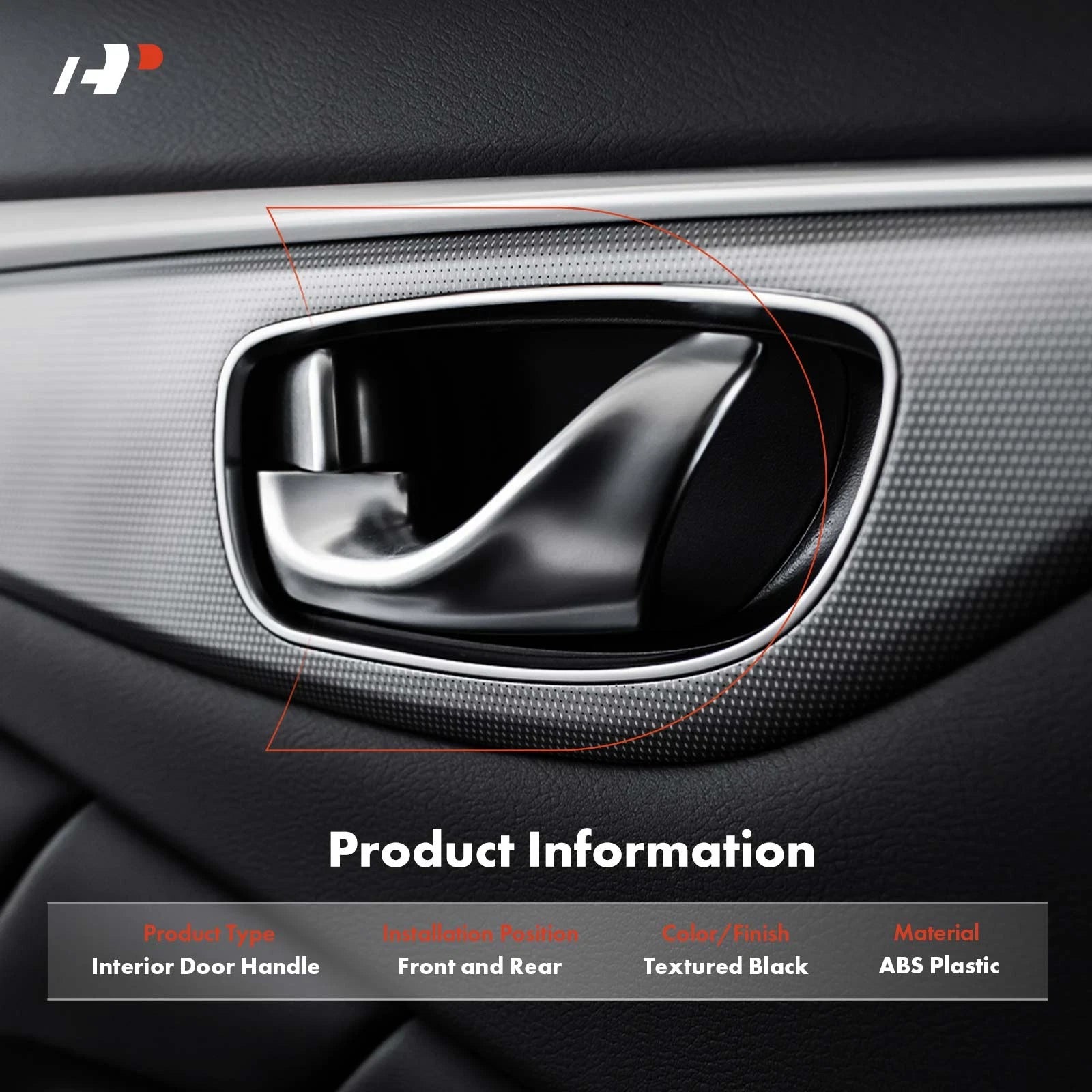 Texture Front & Rear Interior Door Handle for Toyota Camry (2002-2006)